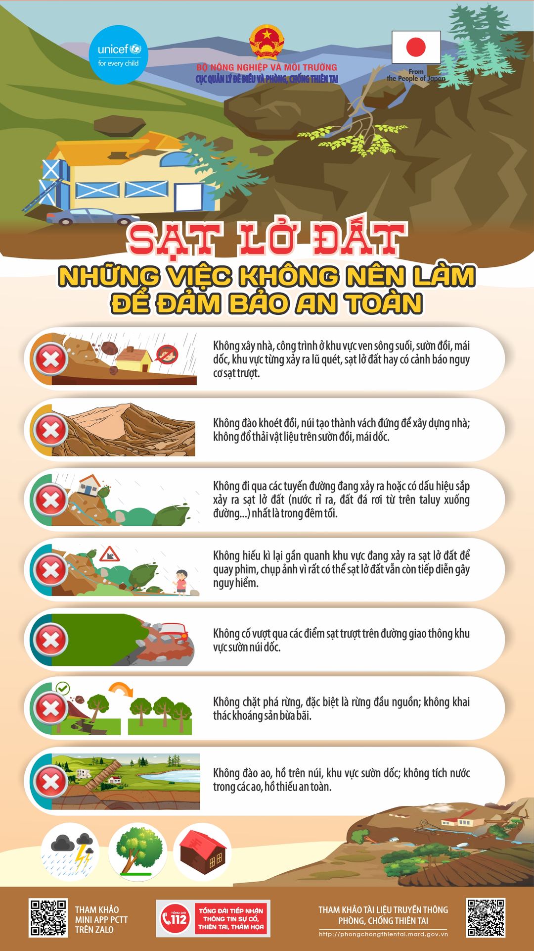 Sạt lở đất những việc không nên làm để đảm bảo an toàn